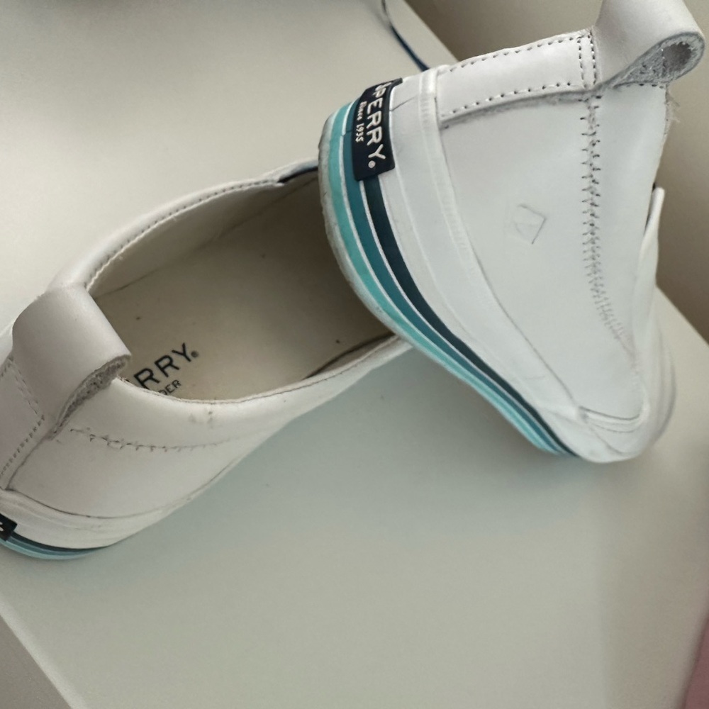 Sperry White Slip-On Shoes